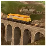 Elektrische diesellocomotief BB 667548 "Infra" - Jouef HJ2465 - SNCF - HO 1/87 - EP VI - 2R - Analoog