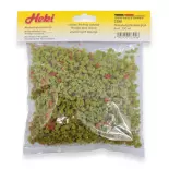 Flocage - Flocons de feuillage - Vert clair / Rouge - HEKI 3390 - Échelle Universelle