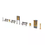 Ensemble accessoires de quai - ARTITEC 387.172 - HO : 1/87 