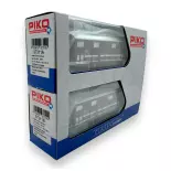 Set de 2 wagons couverts primeurs Ghs 69.9 - Piko 97311 - HO 1/87 - SNCF - Ep IV-V - 2R