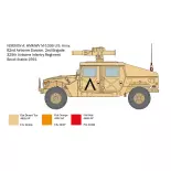 Véhicule militaire - HMMWV M966 TOW Carrier - ITALERI 6598 - 1/35