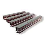 Set Rame Le Capitole REE Modèles CM016DS - HO 1/87 - SNCF - 8 Matériels roulant