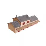 Gare d'Égreze - Bois Modélisme 201012 - N 1/160