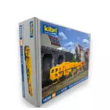 Dynamische dieselstopmachine 09-3X PLASSER & THEURER - Kibri 16090 - HO 1/87 - Ep V/VI - Analoog - 2R