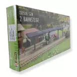 2 Quais de gare - FALLER 232535 - Échelle N 1/160 - Époque II - 251 x 43 x 45 mm