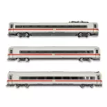 Set di 3 carrozze supplementari per TGV ICE 4 Trix 23971 - HO 1/87 - DB / AG - EP VI