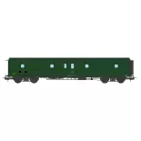 Fourgon à bogie Métallisé ex-PLM - Vert Avec Feux - REE MODELES VB363 - HO 1/87