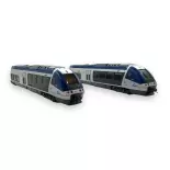 Rame automotrice AGC X 76600 Ls Models 10078 - HO 1/87 - SNCF - EP V / VI