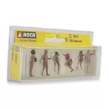 Juego de seis miniaturas naturistas NOCH 15843 - HO 1/87