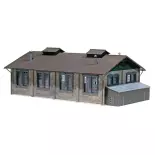 Locomotive shed, 2 places - FALLER 120165 - HO 1/87