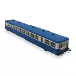 Remorque XR-8285 Modernisée bleue "DIJON" REE MODELES VB448 - SNCF - HO 1/87