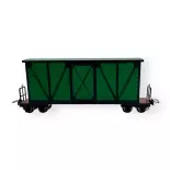 Wagon couvert vert pour train de tranchées allemand - Minitrains 5147 - HOe 1/87 - 2R