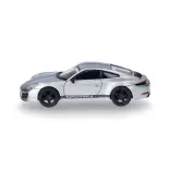 Porsche 911 (991) Carrera 4 S, argent - Herpa 430418 - HO 1/87
