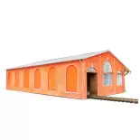 Halle à marchandise de la compagnie des chemins de fer du Nord - Bois Modélisme 102007 - HO 1/87