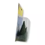 Pack of 4 Noch 25532 Christmas trees - HO and TT - Height 80 to 120 mm