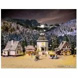 Christmas village with LED lighting, functional VOLLMER 47613 - N 1/160
