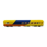 Coche VRU "Espace Qualité" Amarillo y Azul - LS MODELS 40155 - SNCF - HO : 1/87 - EP. V