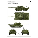 Char de combat Russe - T62 ERA 1962 - Trumpeter 01555 - 1/35