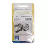 Satz von 4 Achsen AC ESU 41200 - HO 1/87 - Durchmesser: 10.8 mm - L: 23.1mm