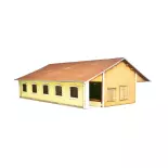 Halle marchandise PLM 5 portes - Bois Modélisme 202001 - N 1/160ème