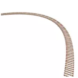 Rail flexible Peco SL104F traverses métal - 914 mm - HO : 1/87 - Code 75