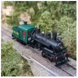 Locomotive à vapeur Heisler à 2 bogies RIVAROSSI 2883 - HO 1/87 - EP III
