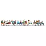 Lot de 30 personnages assis - Noch 16045 - HO 1/87