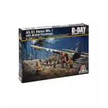 Set spéciale "70ème Anniversaire du Débarquement de Normandie" Lot de 13 Figurines Parachutistes Britannique - Italeri 1356 - 1/72