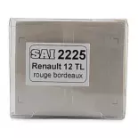 Renault 12 TL bordeaux rode kleurstelling auto SAI 2225 BREKINA 14520 - HO : 1/87 -