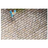 Revêtement de Route PREMIUM - Pavé Gris Chiné - Faller 272314 - N 1/160 