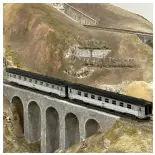 Coffret de 2 voitures DEV Inox - Jouef HJ4177 - HO 1/87 - SNCF - Ep IV - 2R