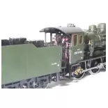 Locomotive à vapeur 1-230 B N°852 - Fulgurex 2280/2 - HO 1/87 - SNCF - EP III
