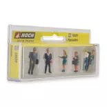 Pack of 6 NOCH 15520 pedestrians - HO : 1/87th