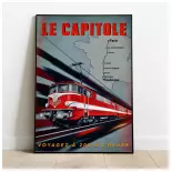 Poster Le Capitole - 1991- 800Tonnes 8TLECAPITOL SNCF - A2 42.0x59.4 cm 
