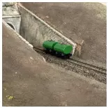 2 wagons citernes verts - Minitrains 5112 - HOe 1/87 - 2R