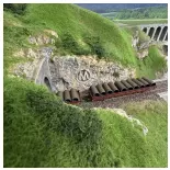 Coffret de 2 wagons ranchers pivotants - Roco 6600119 - SNCF - EP. IV