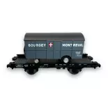 Wagon UFR Mono-Porter + Trailer Fourgon "BOURGEY" - REE Modeles WB647 - HO 1/87