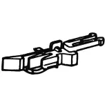 Pack of 4 Short Hitch Heads with Pre-Detachment - Roco 40270 - HO: 1/87 -
