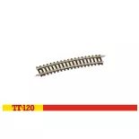 Demi-courbe - 4e rayon 15° 396 mm - Hornby TT8017 - TT 1/120 
