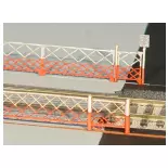 2 Barrières PN Roulantes + 2 Pivotantes - Régions et Compagnies VOI004 - HO 1/87