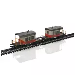 Coffret de wagons d'accouplement "Sputnik" Swiss Express - Märklin 46850 - SBB/CFF/FFS - HO 1/87 - EP. IV