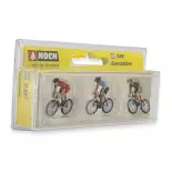 Pack of 3 NOCH 15897 cyclists - HO : 1/87th