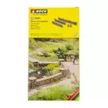 Miniature Sandstone Walls Noch 58282 - HO 1/87 - length 1040 mm