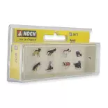 Pack of 9 chiens NOCH 36717 - N : 1/160