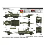 USA CCKW-352 Version tourelle de mitrailleuse avec obusier M2A1 105 mm - I love kit 63567 