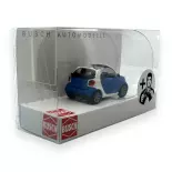Smart For2 Cabriolet vehicle with figures - BUSCH 50779 - HO 1/87