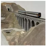 Set de 2 voitures voyageurs Corail VU livrée d’origine - Piko 94502 - N 1/160 - SNCF - EP V - 2R