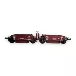 Wagon couplage ballast - R37 43101 - HO 1/87 - PLM - EP II