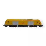 Locomotive diesel BB 75085 Infra, sans moteur - Rocky rail 675085D - N 1/160 - SNCF - Ep VI