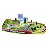 Set di partenza TGV THALYS Mehano T365 - HO: 1/87 - con tappetini per scenari